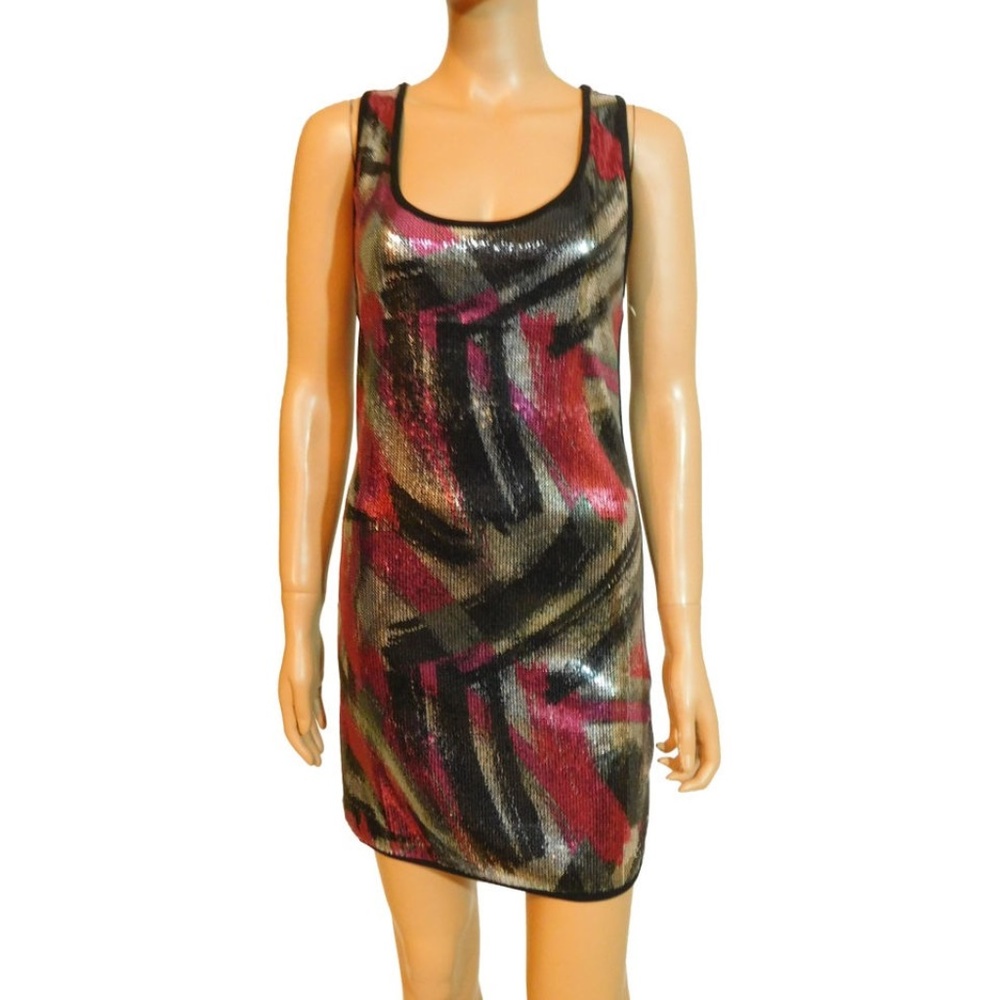 NEW Buffalo David Britton Sequin Front Dress